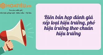 Đánh Giá Hiệu Trưởng Hiệu Phó