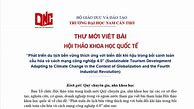 Mời Viết Bài Hội Thảo 2025