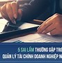 Quản Lý Tài Chính Doanh Nghiệp Nhỏ